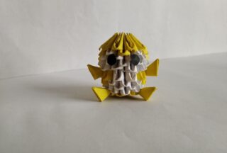 PAPIROFLEXIA 3D- Pingüino origami 3D