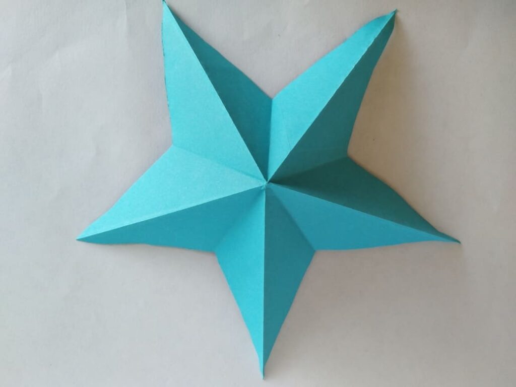 Cómo hacer una estrella de papel paso a paso
