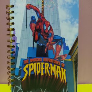 Cuaderno espiralado del hombre araña