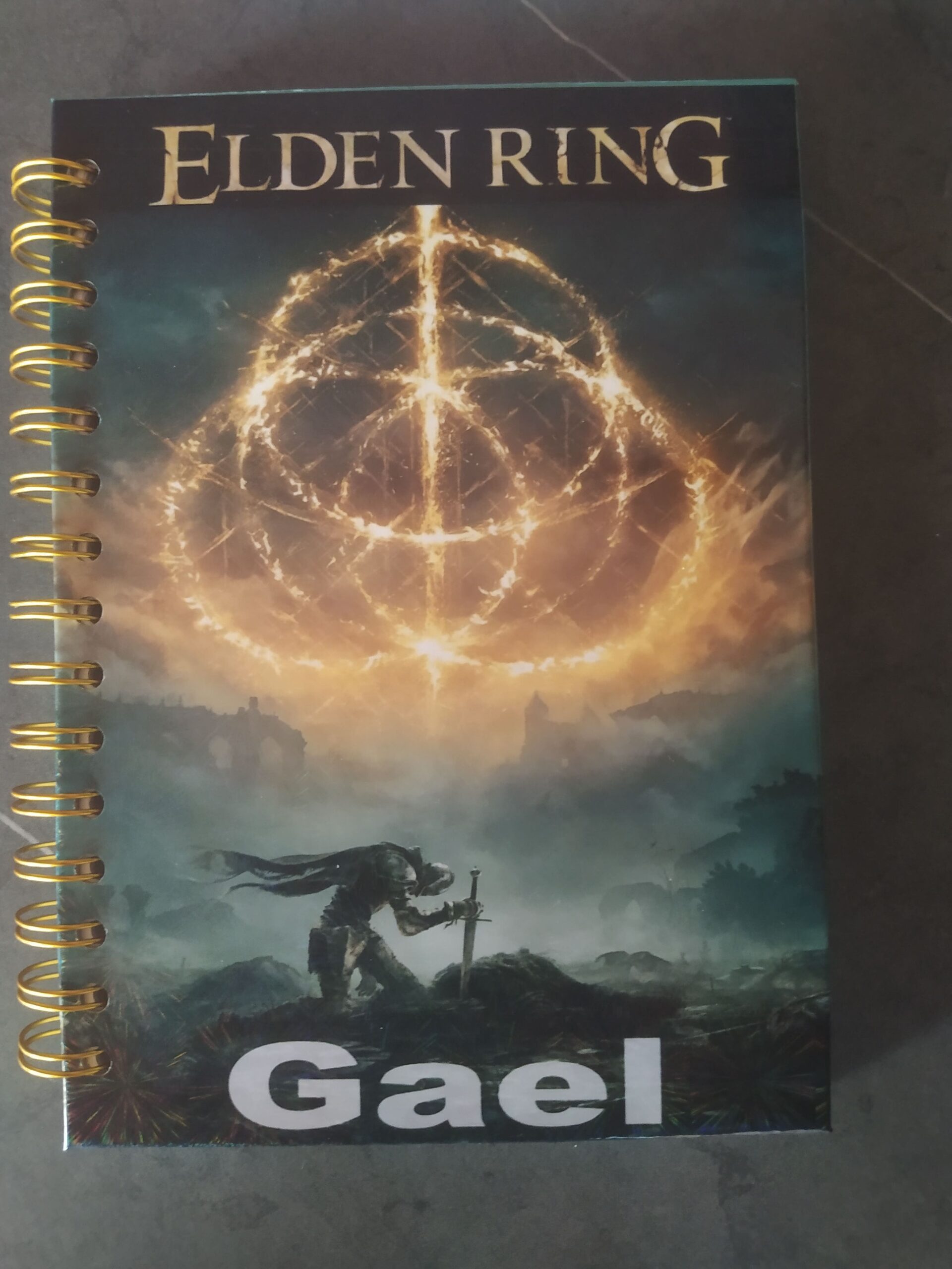 Cuaderno personalizado de Elden Ring