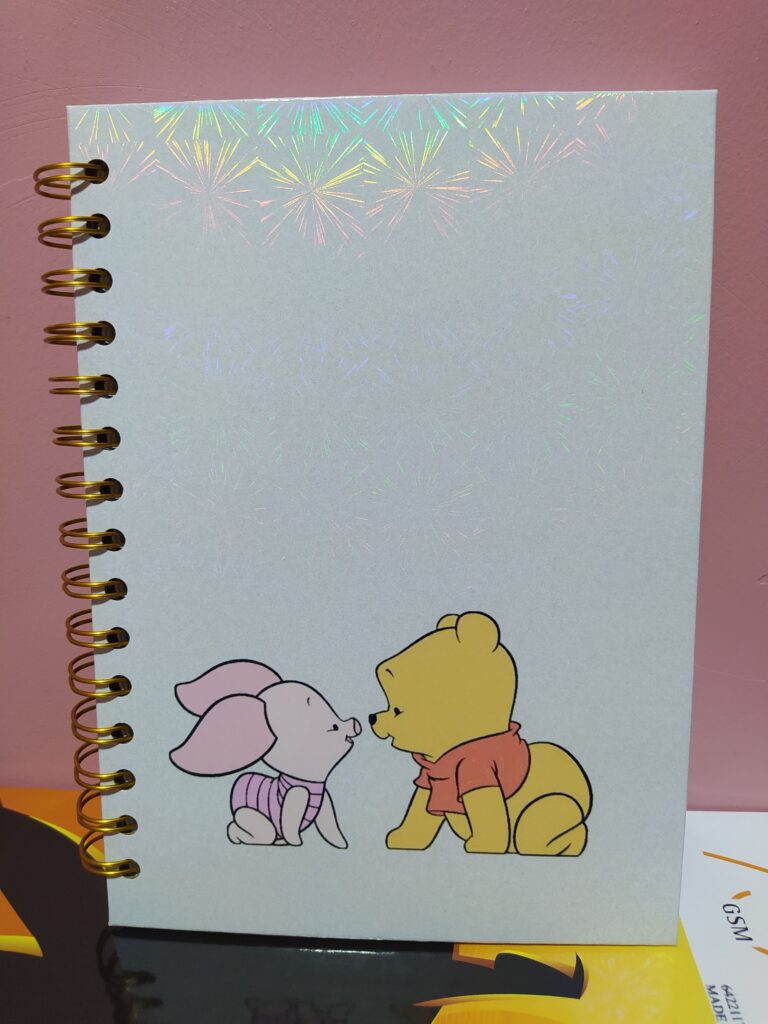Cuaderno anillado del oso pooh y piglet