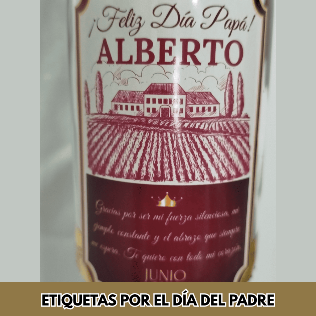 etiquetas personalizadas por el día del padre