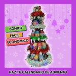Calendario De Adviento Casero DIY Fácil en Forma de Árbol