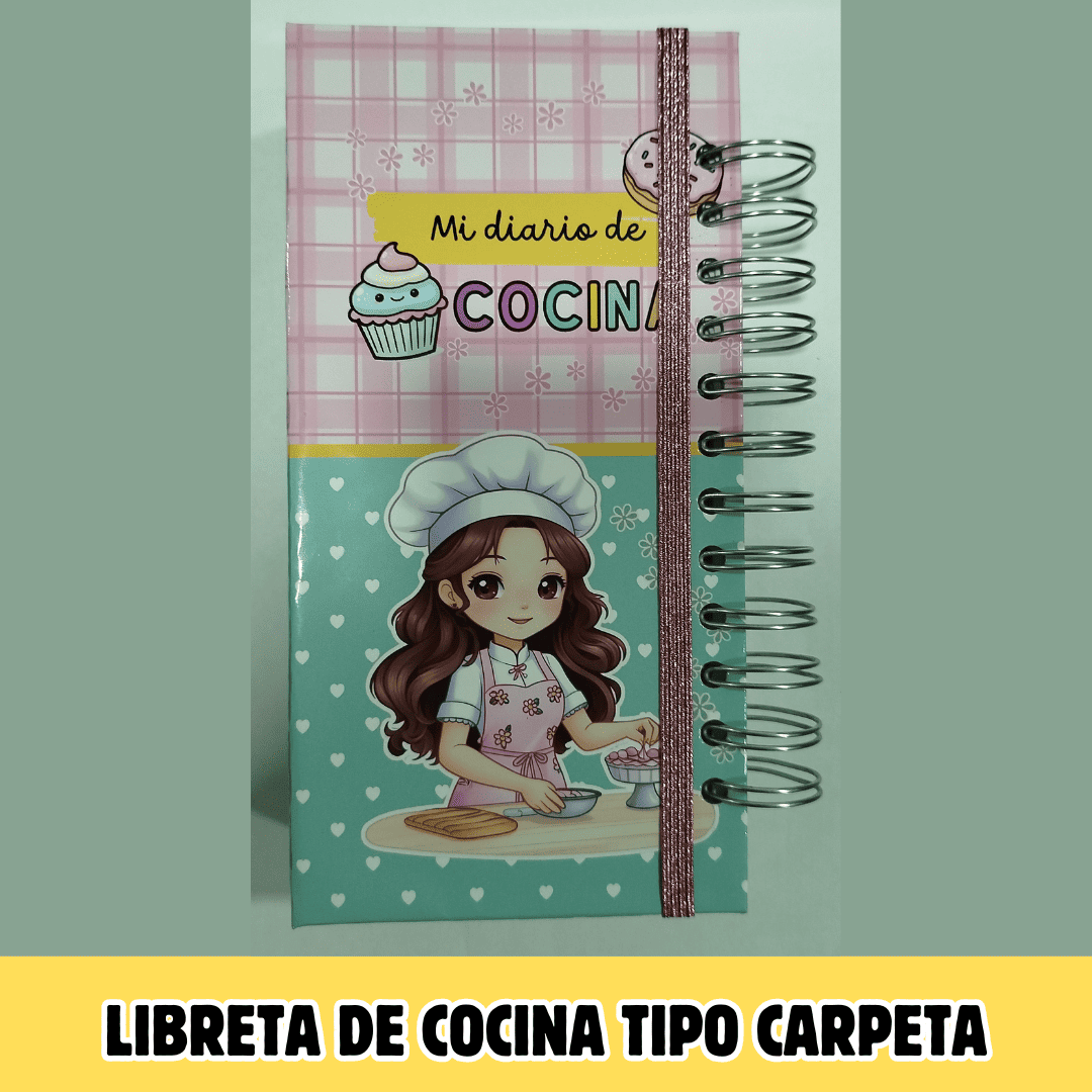 Cómo hacer un CUADERNO de COCINA para escribir RECETAS